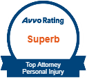 Logo Recognizing Mahaney & Pappas, LLP's affiliation with AVVO personal injury