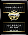 Logo Recognizing Mahaney & Pappas, LLP's award for best of business in 2024